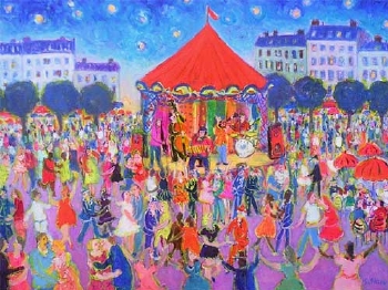 絵画　パリ祭